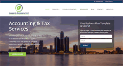 Desktop Screenshot of lepperaccounting.com